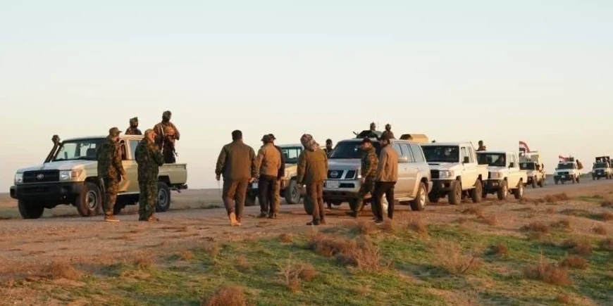 عملية أمنية للحشد الشعبي لتأمين منطقة "الزركة" شرق صلاح الدين