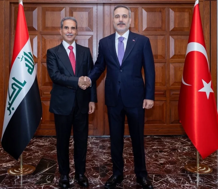 القاضي زيدان ووزير الخارجية التركي يبحثان ملفات المحكومين والموقفين الاتراك في العراق