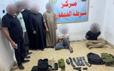 السلاح المنفلت وراء القضبان.. شرطة البصرة تطيح بـ 9 متهمين أثاروا ذعر الأهالي في "الجمهورية"
