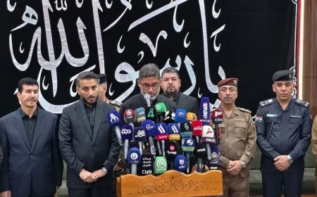 النجف الأشرف تستقبل 5 ملايين زائر في ذكرى وفاة الرسول (ص) وإعلان نجاح الخطط الأمنية والخدمية