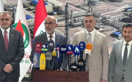 وزير النفط يعلن افتتاح محطة غاز الفيحاء ويؤكد: الصادرات النفطية بلغت مليوني برميل يومياً منذ مطلع آب