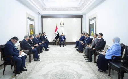 رئيس الوزراء: الحكومة تعمل على جعل العراق ساحة لترابط المصالح الاقتصادية والتنموية لدول المنطقة
