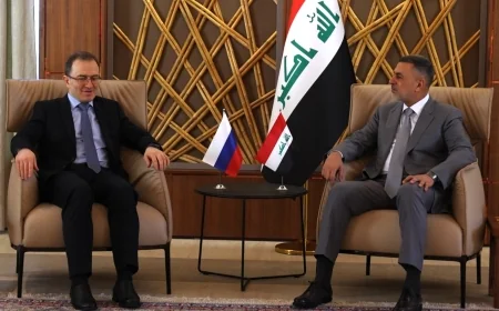 العيداني يبحث مع السفير الروسي سبل تعزيز التعاون الاقتصادي والاستثماري في البصرة