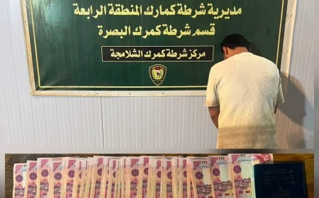 إحباط محاولة تهريب عملة مزيفة عبر منفذ الشلامجة الحدودي