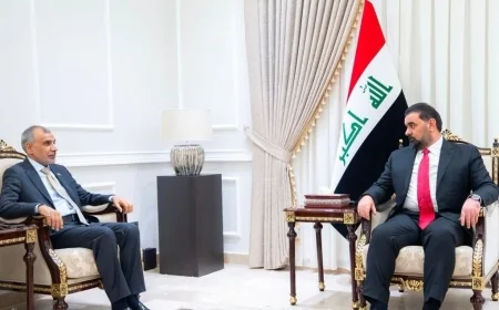 الحلبوسي والساري يبحثان في بغداد آليات إعداد مشروع الموازنة العامة الاتحادية لعام 2027
