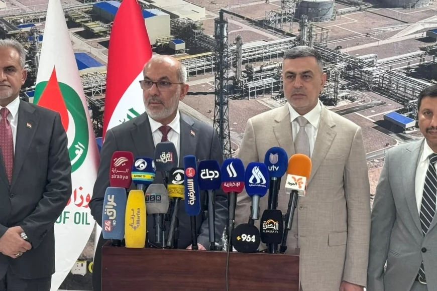 وزير النفط يعلن افتتاح محطة غاز الفيحاء ويؤكد: الصادرات النفطية بلغت مليوني برميل يومياً منذ مطلع آب
