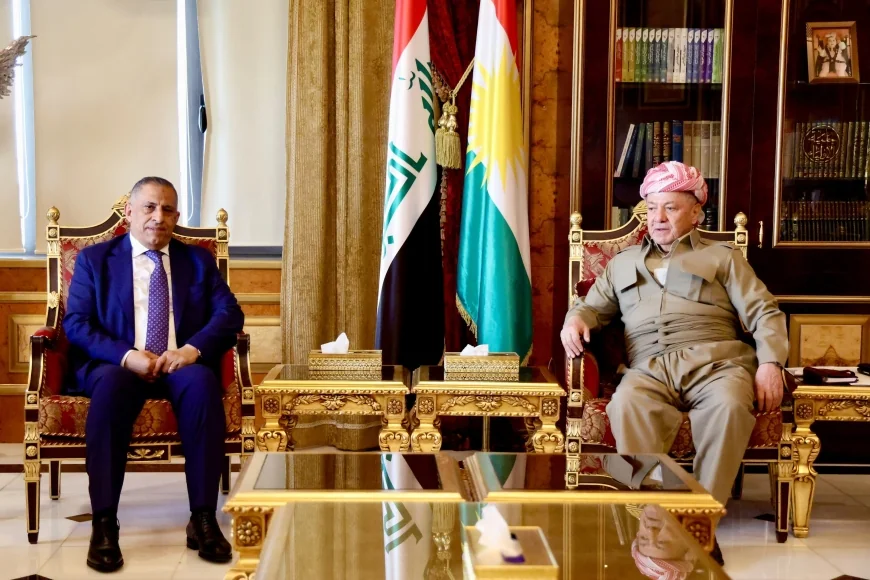 العبودي يبحث مع بارزاني استمرار التنسيق بين بغداد وأربيل في ضبط الحدود والحفاظ على الأمن