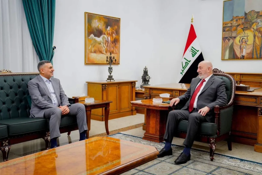 رئيس الجمهورية يستقبل العيداني ويؤكد على أهمية البصرة