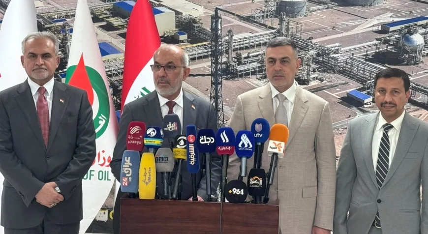 وزير النفط يعلن افتتاح محطة غاز الفيحاء ويؤكد: الصادرات النفطية بلغت مليوني برميل يومياً منذ مطلع آب