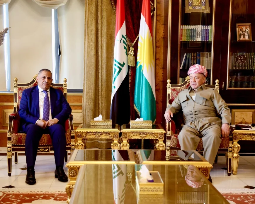 العبودي يبحث مع بارزاني استمرار التنسيق بين بغداد وأربيل في ضبط الحدود والحفاظ على الأمن