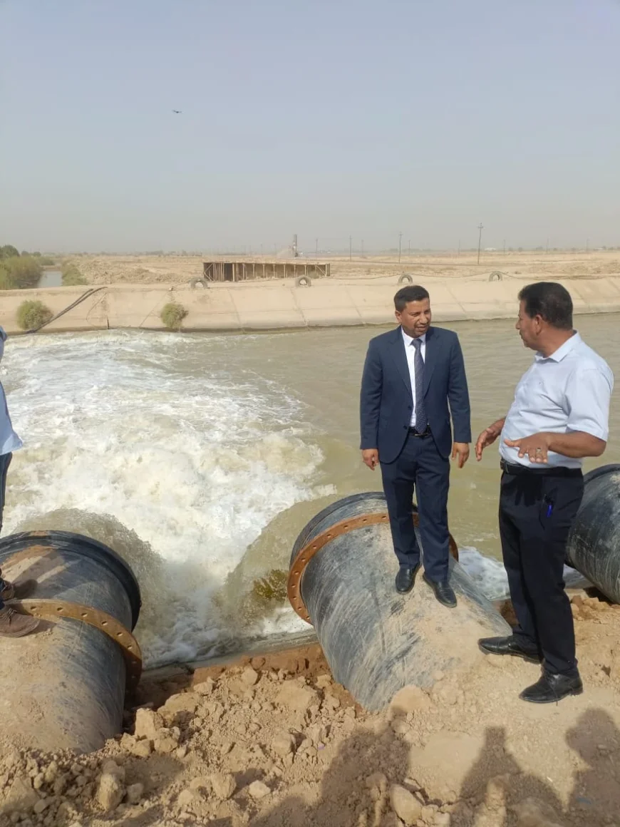 ضخ مياه من نهر السويب لتحسين نوعية المياه في قضاء شط العرب