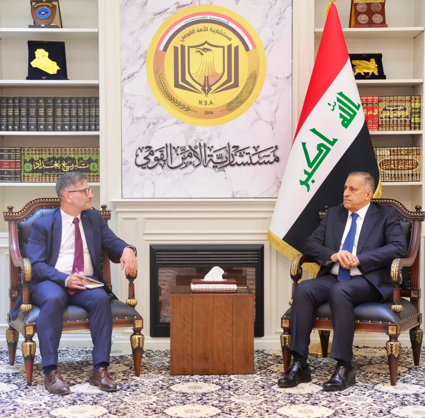 العبودي لسفراء الاتحاد الأوروبي: الدستور العراقي يمنع وجود جماعات مسلحة تهدد أمن الجوار