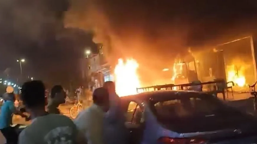 مصرع ثلاثة مواطنين إثر حريق داخل محل لبيع الزيوت ومقهى شعبي في الحلة