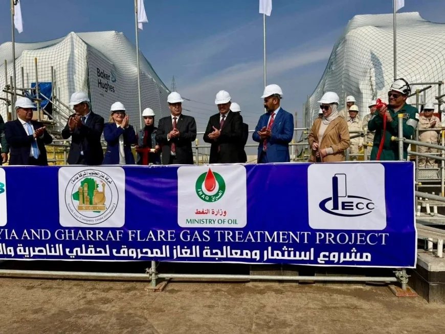مشروع استثمار غاز حقلي الناصرية والغراف يدخل مرحلة تنفيذية متقدمة