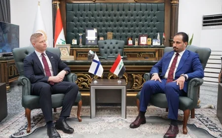 مباحثات بصرية – فنلندية لتأسيس صالون لرجال الأعمال وتعزيز الشراكات الاستثمارية والتعليمية