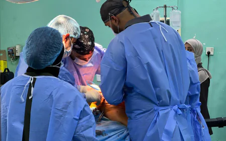 نجاح تبديل مفصل الورك لمريضة بعمر 96 عاماً في مستشفى الزبير العام