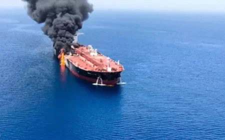 الحرس الثوري الإيراني يستهدف ناقلة نفط في مضيق هرمز وسط تراجع لحركة الملاحة البحرية