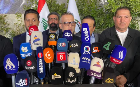 كتلة صادقون النيابية تعلن المضي بإجراءات استجواب وزير النفط وتربط إرسال قانون الحشد الشعبي بعودة رئيس الوزراء