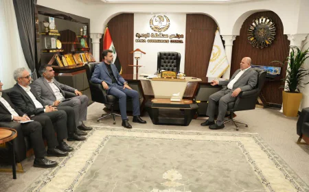 رئيس مجلس البصرة يبحث مع القنصل الإيراني الملفات الاقتصادية والخدمية المشتركة