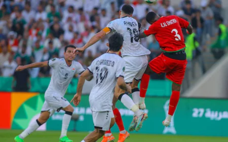 العراق يستهل مشواره بتعادل إيجابي أمام عمان في خليجي 27