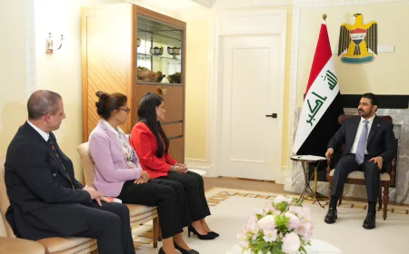 رئيس الوزراء علي فالح الزيدي يستقبل وكيلة الأمين العام للأمم المتحدة والأمينة التنفيذية لمنظمة (الإسكوا) السيدة رانيا المشاط في نيويورك