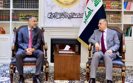 مستشار الأمن القومي قاسم العبودي يبحث في بغداد مع السفيرين البريطاني والروماني تعزيز الشراكات الإستراتيجية ويؤكد منع استخدام الأراضي العراقية للاعتداء على دول الجوار