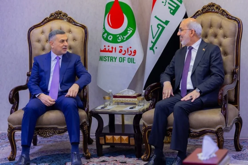 وزير النفط يبحث مع محافظ البصرة تطوير المشاريع النفطية والغازية وملف المنافع الاجتماعية