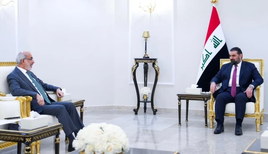 رئيس البرلمان ووزير النفط  يبحثان خطط زيادة الإنتاج النفطي وتعظيم موارد الدولة الاستثمارية