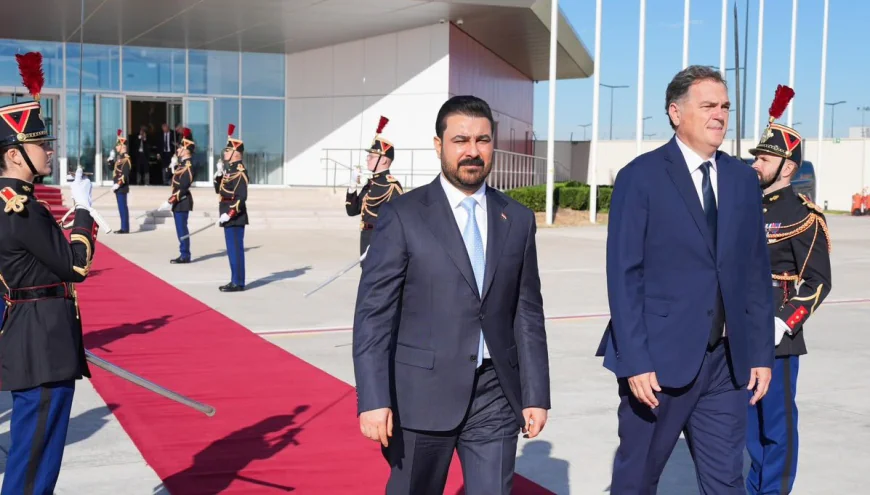 رئيس الوزراء علي فالح الزيدي يتوجه إلى برلين بعد اختتام زيارته الرسمية لفرنسا وتوقيع 6 مذكرات تفاهم