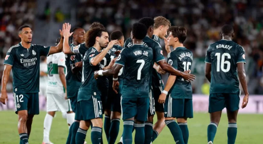 بصدمة الريموتادا والإنقاذ القاتل.. ريال مدريد يفلت من فخ إلتشي بثلاثية مثيرة في الليغا