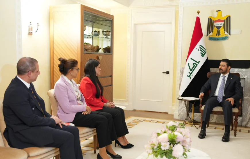 رئيس الوزراء علي فالح الزيدي يستقبل وكيلة الأمين العام للأمم المتحدة والأمينة التنفيذية لمنظمة (الإسكوا) السيدة رانيا المشاط في نيويورك