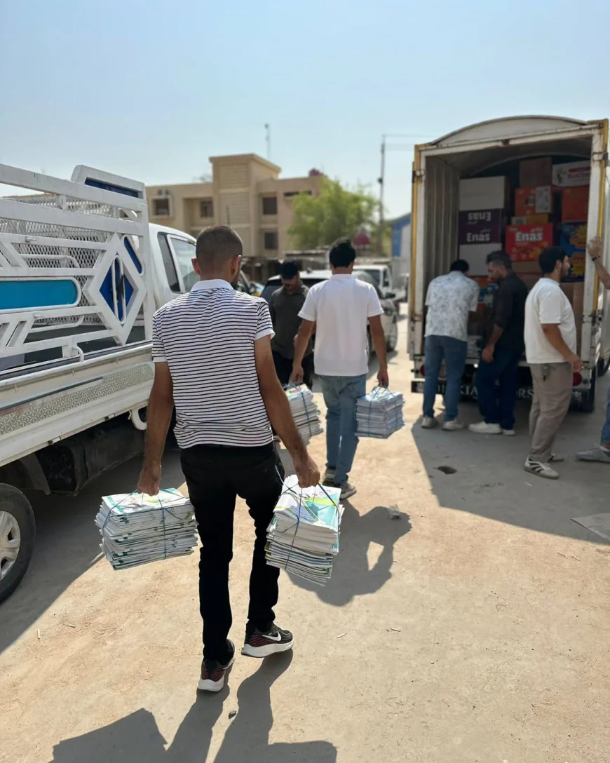 تربية البصرة تبدأ توزيع دفعة جديدة من الكتب المنهجية استعداداً للعام الدراسي الجديد
