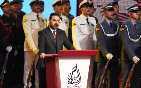 رئيس الوزراء: نثمن مواقف الفصائل التي أعلنت التزامها بمعالجة موضوع السلاح وفق الدستور