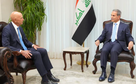 القاضي زيدان والمبعوث الأمريكي يبحثان تعزيز التعاون القضائي والقانوني