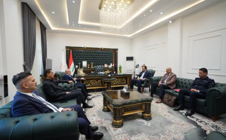 البصرة: بحث التنسيق الأمني وشؤون الأجانب مع وفد رفيع من وزارة الداخلية