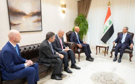 المبعوث الأمريكي يصف مباحثاته مع رئيس مجلس القضاء الأعلى بالـ "مثمرة" ويعرب عن امتنانه للشراكة القضائية