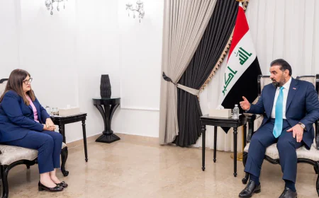رئيس مجلس النواب يجدد موقف العراق الداعم لإقامة الدولة الفلسطينية وعاصمتها القدس