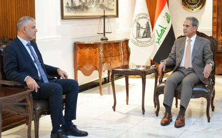 رئيس مجلس القضاء الأعلى يبحث مع وزير الاقتصاد الرقمي الإطار القانوني لتنظيم عمل الوزارة المستحدثة