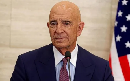 المبعوث الأمريكي الخاص توم باراك: ترامب يسعى للتوصل إلى سلام مع إيران وفتح مضيق هرمز