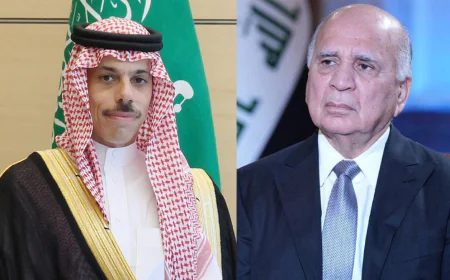 وزير الخارجية ونظيره السعودي يبحثان التطورات الإقليمية ويؤكدان أهمية طرح مبادرة لخفض التصعيد
