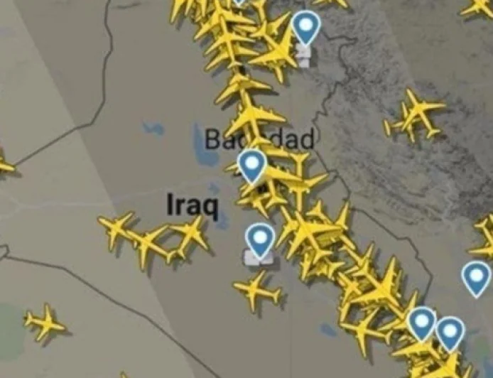 النقل: حركة الطيران العابر للأجواء العراقية ترتفع بنسبة 31 بالمئة