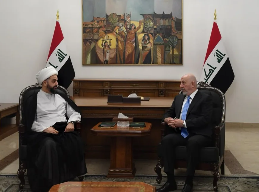 رئيس الجمهورية والشيخ الخزعلي يؤكدان أهمية الالتزام بالاستحقاقات الدستورية وتلبية تطلعات المواطنين