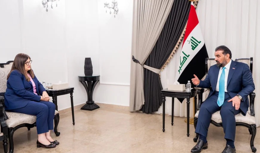 رئيس مجلس النواب يجدد موقف العراق الداعم لإقامة الدولة الفلسطينية وعاصمتها القدس