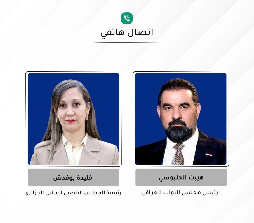 رئيس مجلس النواب يبحث مع نظيرته الجزائرية توسيع آفاق التعاون البرلماني المشترك