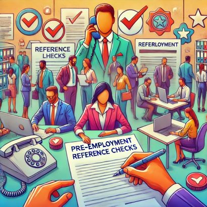What is revealed in a background check?