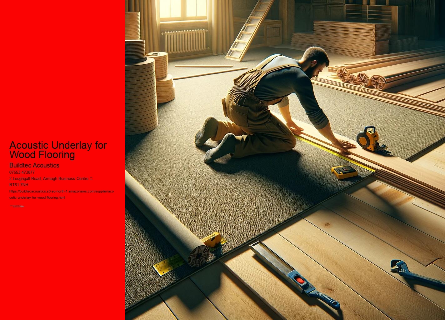 Acoustic Underlay for Wood Flooring