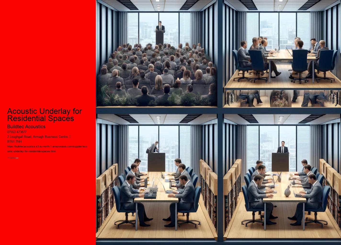 Acoustic Underlay for Residential Spaces