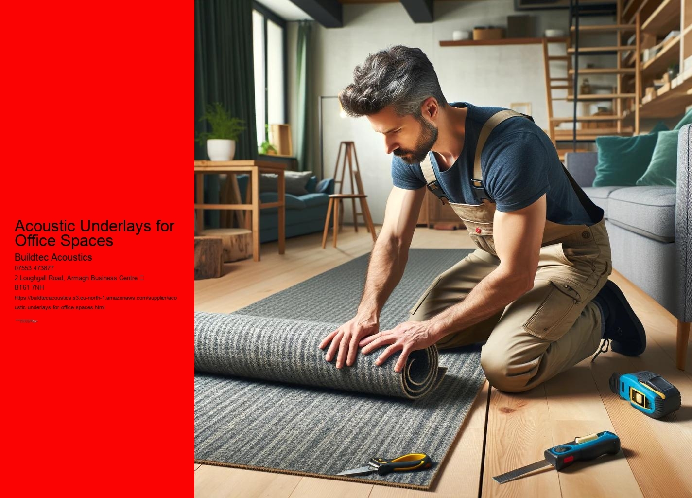 Acoustic Underlays for Office Spaces