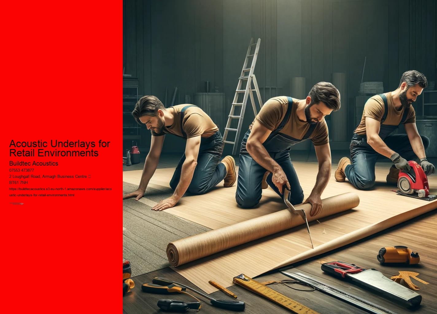 Acoustic Underlays for Retail Environments