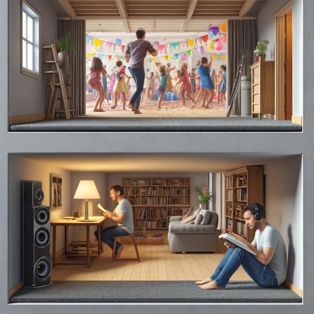 Types of Materials Used in Acoustic Underlays